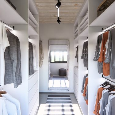 integrado à suíte, apartamento Opção 2 - Tropicália Arquitetura